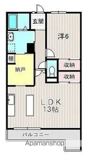 エヴァ・グリーン【4階】の間取り