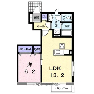 セードル シャンMHS A【1階】の間取り