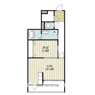アルテマイスター潮見【1階】の間取り