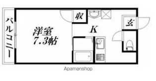 A−LIFE初生【2階】の間取り