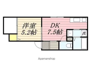 レディア井尻【1階】の間取り