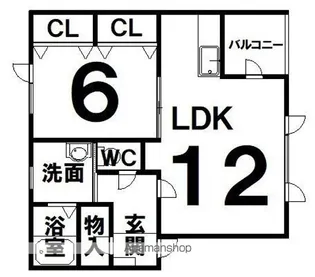 メイプルコート【1階】の間取り