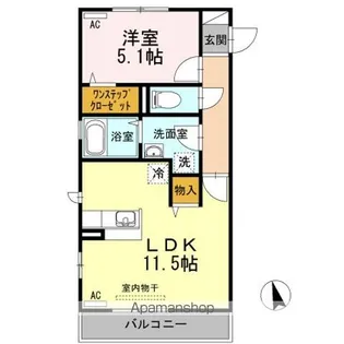 グランツ【2階】の間取り
