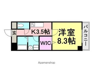 ケイ・クリスタル2【1002号室】の間取り