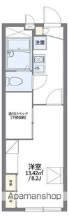 レオパレス花忍【201号室】の間取り