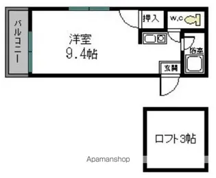 shinotsuki(シノツキ)【2階】の間取り