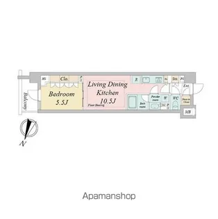 ドゥーエ早稲田【3階】の間取り