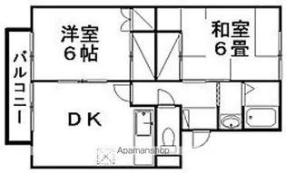 カーサM【2階】の間取り