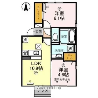 A LA MODE【1階】の間取り