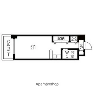 ジュエリー世田谷【5階】の間取り