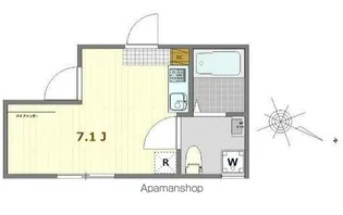 アザレ西小岩【2階】の間取り