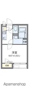 クレイノLUMINOUS【1階】の間取り