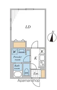 LEGALAND桜新町ANNEX【4階】の間取り
