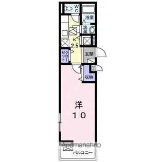 コンフォート丸友【1階】の間取り