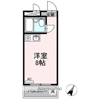 パーム南福岡【3階】の間取り