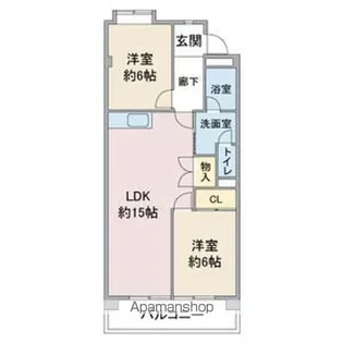 レジデンス明日香【205号室】の間取り