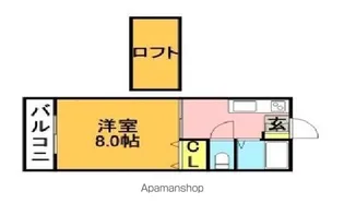 VILLA SAGE Ⅰ【2階】の間取り