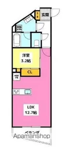 パセオ大濠公園【3階】の間取り