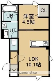 ラトゥール谷地頭(ラトゥールヤチガシラ)【1階】の間取り