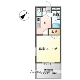 カサ・エルピス【1階】の間取り