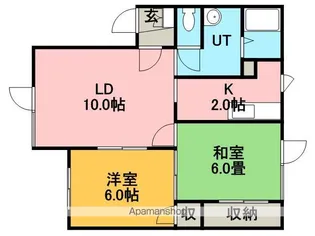 ハイツサンシャワー【1階】の間取り