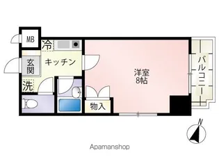 第12友建ビル【703号室号室】の間取り