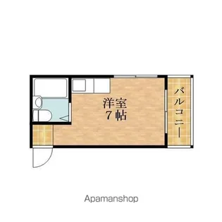 プランドール清水【2階】の間取り