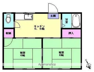 ピオニフラッツ・カンノ【203号室】の間取り