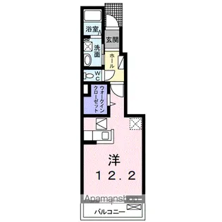 アンセスター下沼A【1階】の間取り