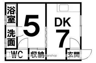 コーポはっぴぃ【202G号室】の間取り