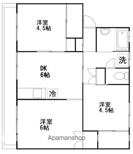 リバーハイム習志野台【1階】の間取り