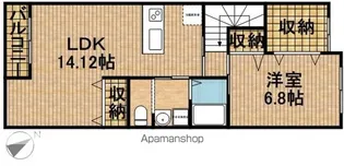 ユーシン中野北棟【2階】の間取り
