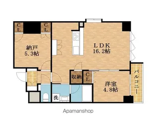 大阪府大阪市天王寺区生玉町【マンション】の間取り