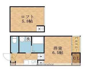 グランシエロ関目高殿【2階】の間取り