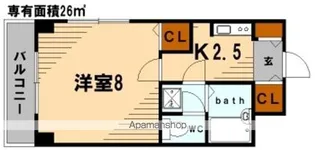 ガーデンハイツ【203号室】の間取り