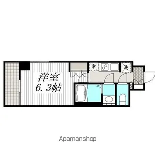 エステムコート横濱大通り公園【3階】の間取り