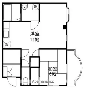 メゾンさくら【1階】の間取り