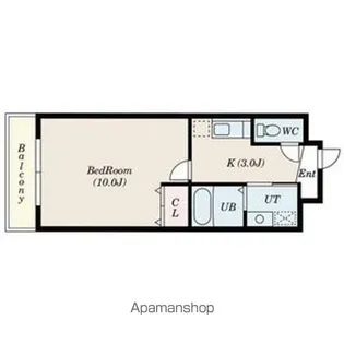 YOSHIX代官町【5階】の間取り