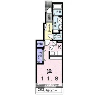 エクセレント リン【1階】の間取り