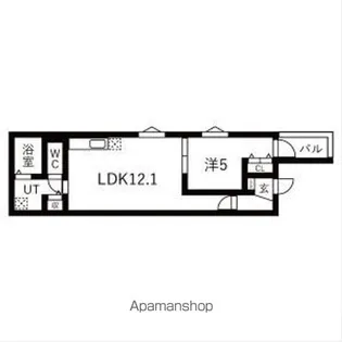 BC生駒B【2階】の間取り