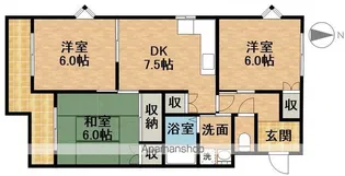 エスポワール富士見台【2階】の間取り