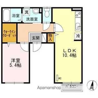 モンシャトー中央【2階】の間取り