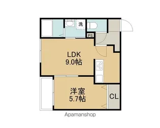 NOVEL千歳Ⅰ(ノベルチトセ)【2階】の間取り