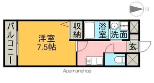 エトワール【6階】の間取り