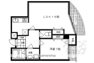 たけうちビル【502号室】の間取り