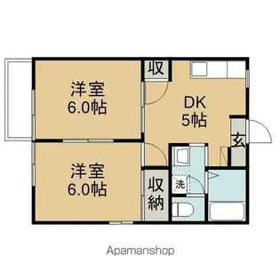 パークサイド緑地【2階】の間取り