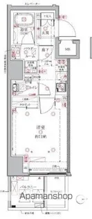 クレイシアIDZ浅草【8階】の間取り