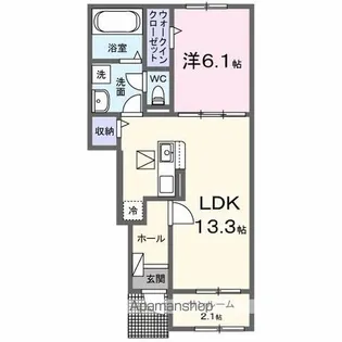 ルジャーダ【1階】の間取り