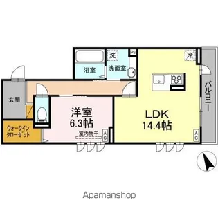 D’S LIEN (ディーズリアン) A【2階】の間取り