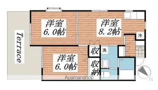 ファースト M&E【1階】の間取り